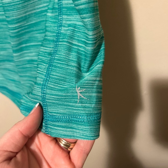 Teal Danskin DriFit Racer back tank - Picture 2 of 4